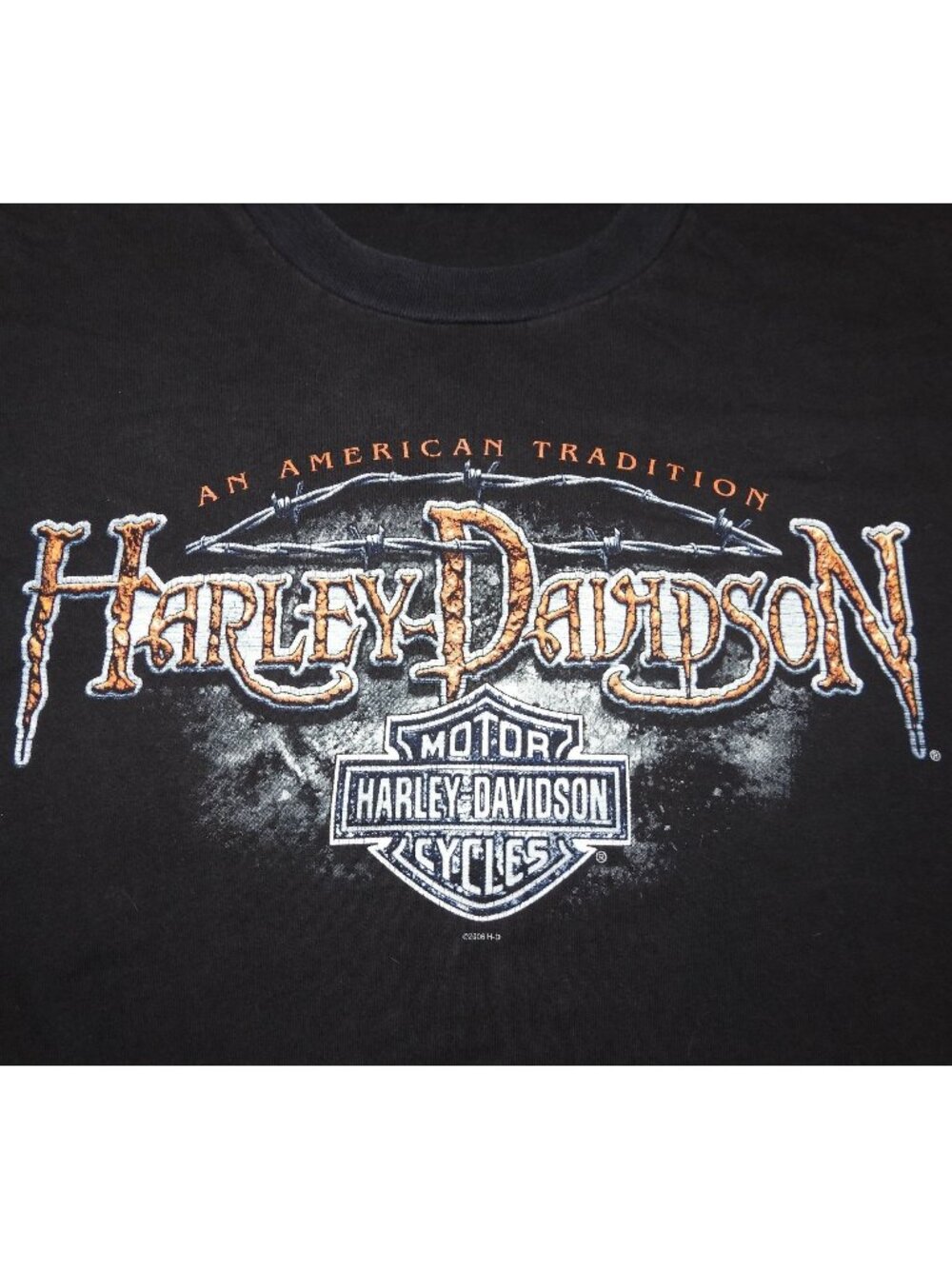 Vintage 2004 Harley-Davidson Classic Motorcycles Reading, PA T-Shirt 3XL